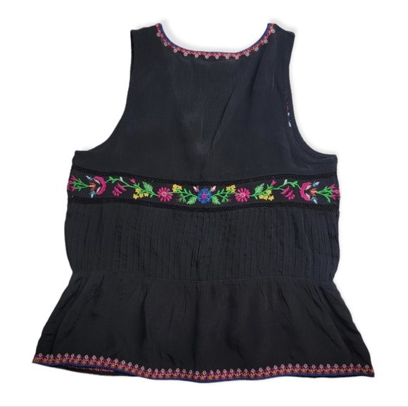 Maeve Carlotta Embroidered Sleeveless Blouse - Picture 6 of 12